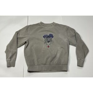 Welcome Spidey Grunge Dyed Bleach Distressed Crewneck Embroidered Size‎ Medium